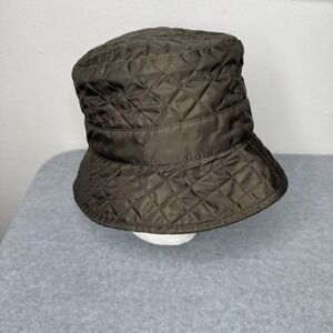 Betmar Brown Bucket Hat Quilted Soft Lining Leopard Preppy Retro Travel Outdoor